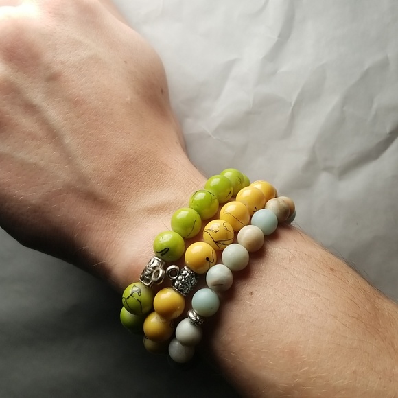 Gemstone Beaded Bracelets - Picture 2 of 6